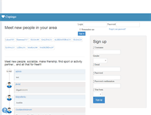 Tablet Screenshot of datingel.com